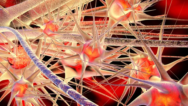 Red neuronal — Foto de Stock