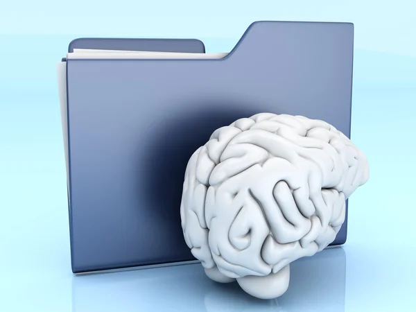 Brain Folder — Stock Photo, Image