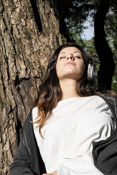 Musik genießen — Stockfoto