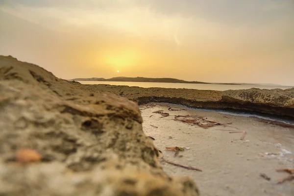 Pôr do sol em Bugibba — Fotografia de Stock