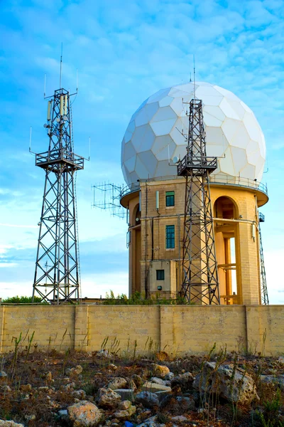 Radarstation in dingli — Stockfoto