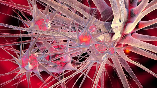 Red neuronal — Foto de Stock