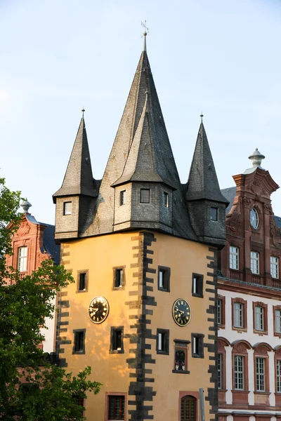 Historické architektury ve Frankfurtu nad Mohanem — Stock fotografie