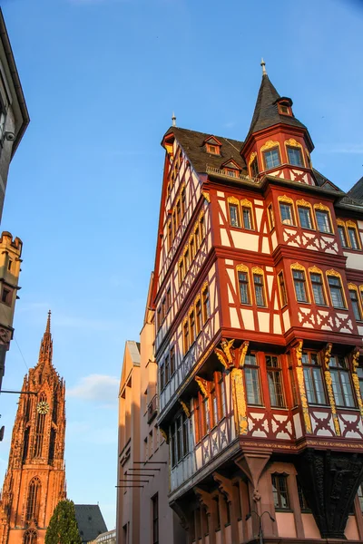 Frankfurt történelmi központjától — Stock Fotó