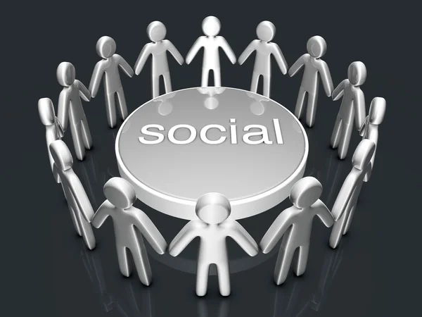 Sociale — Foto Stock