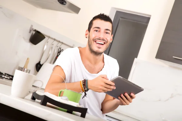 Coffee and Tablet PC — Stock Photo, Image