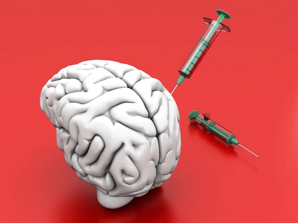 Hersenen injectie — Stockfoto