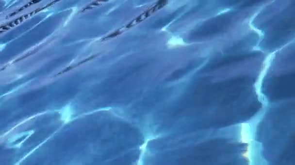 Caustics na piscina — Vídeo de Stock