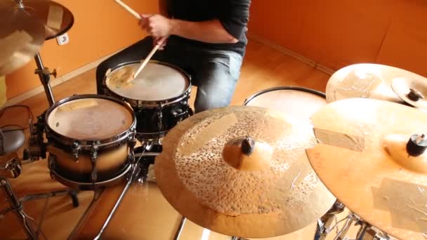 Drumming — Stock Video