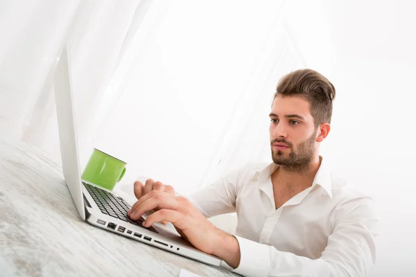 Working at home — Stock Photo, Image