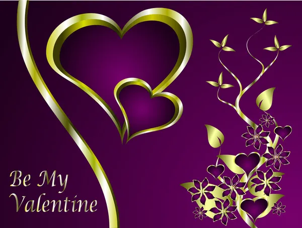 A vector valentines background — Stock Vector