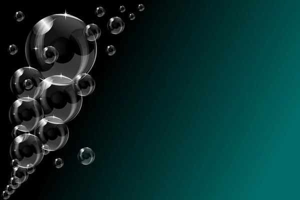 Прозрачный дизайн мыльного пузыря — стоковый вектор