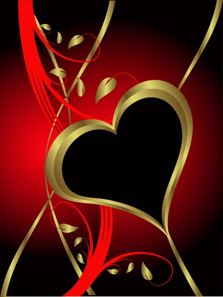 A vector valentines background — Stock Vector