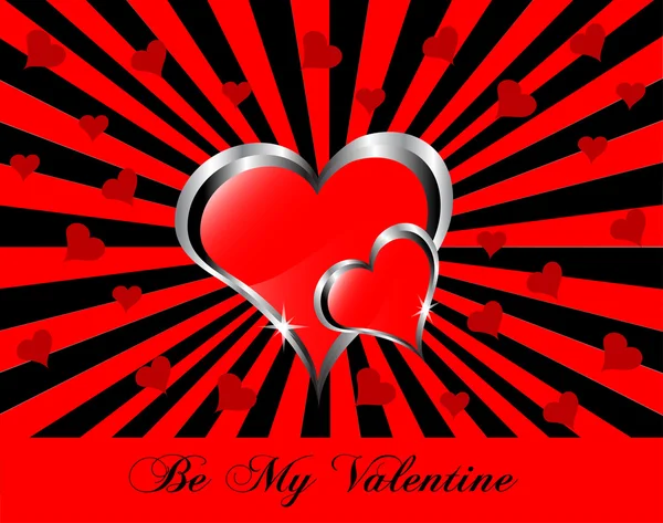 A vector valentines background — Stock Vector