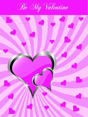 bir vektör Sevgililer arka plan