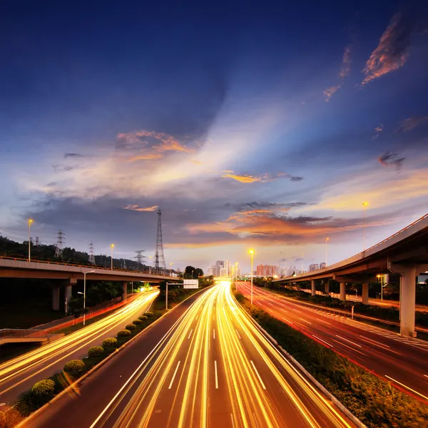 Carril ligeiro — Fotografia de Stock