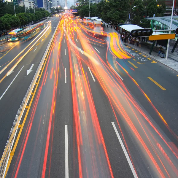 Light trails — Stock Photo, Image