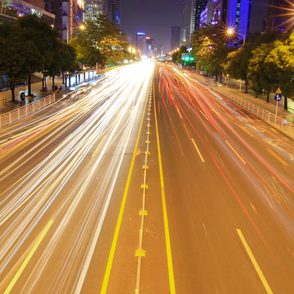 Light trails — Stock Photo, Image