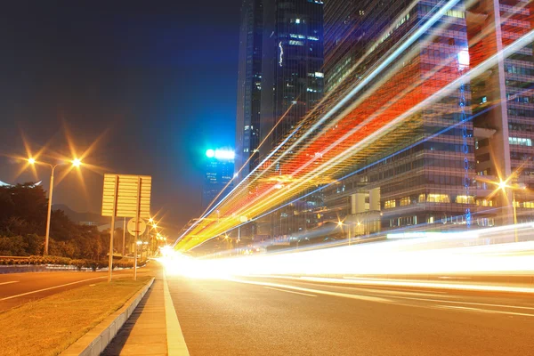 Light trails — Stock Photo, Image