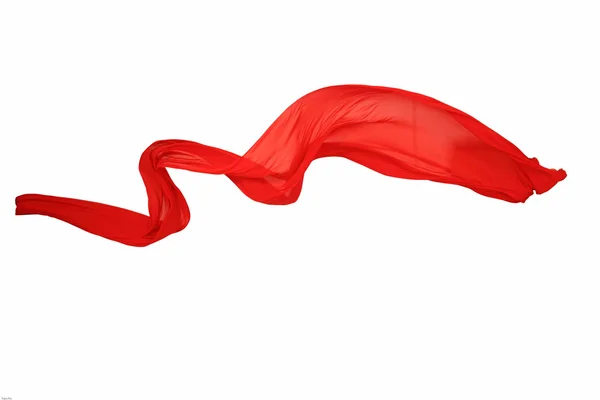 Gładkie elegancki czerwony satyna — Zdjęcie stockowe