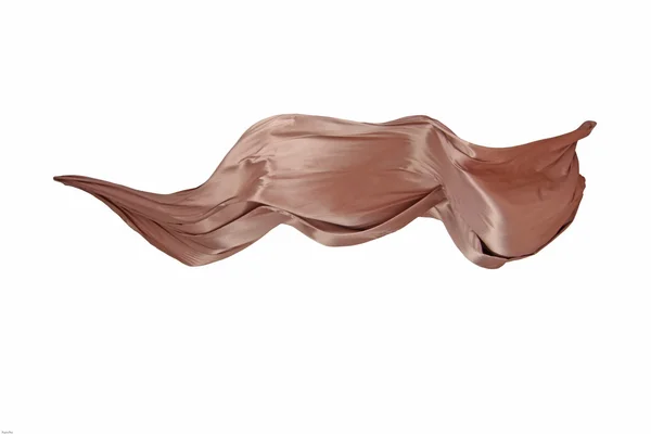 Slät elegant brun satin — Stockfoto