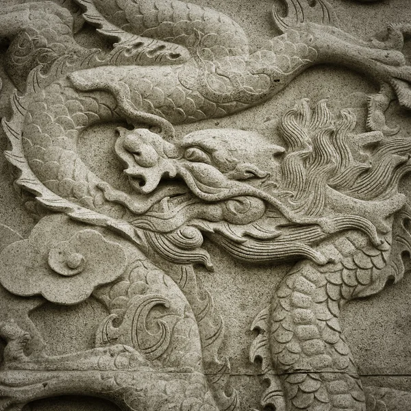 Der chinesische Drache — Stockfoto