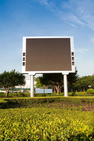 Cartaz conduzido — Fotografia de Stock