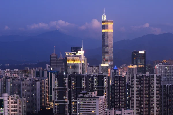 Shenzhen at night — Stock Photo, Image