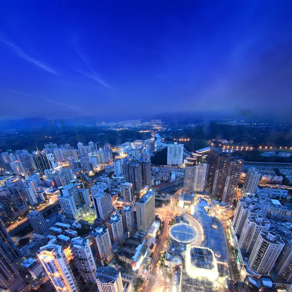 Aerial view of city — Stock Photo, Image