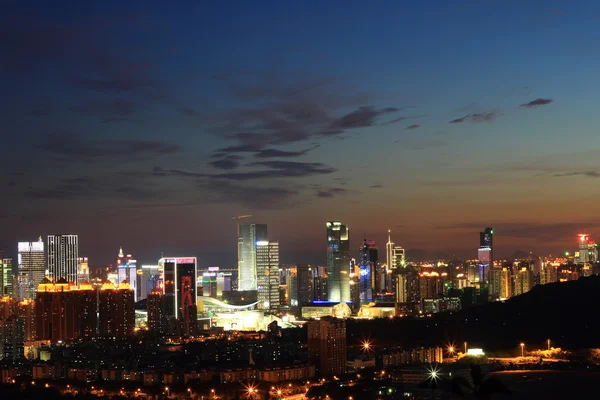 Scène nocturne de shenzhen — Photo