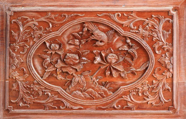 Cina scultura in legno — Foto Stock