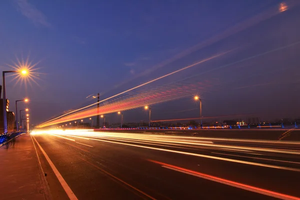 Tráfego de ponte — Fotografia de Stock