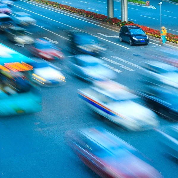 Strada e auto — Foto Stock