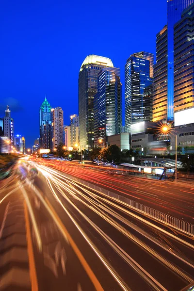 Tráfico nocturno — Foto de Stock