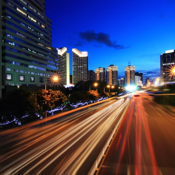 Night traffic — Stock Photo, Image