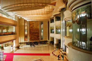 lüks otel lobisinde odası iç