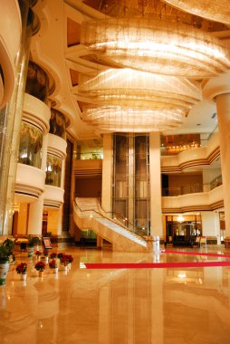lüks otel lobisinde odası iç