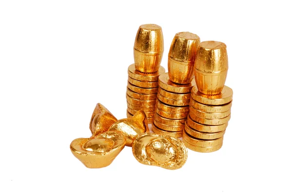 Gouden munten — Stockfoto