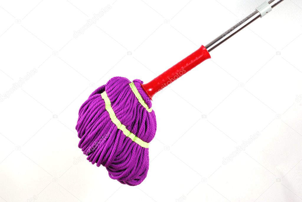 Mop isolated on a white background
