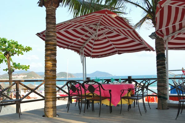 Bar utsikt över havet och havet bakgrunden — Stockfoto