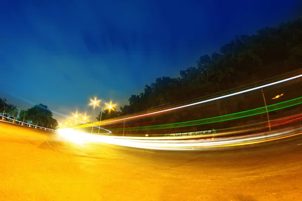 Autostrada di notte — Foto Stock