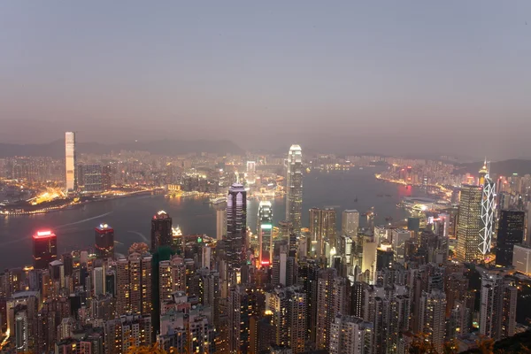 Hong Kong at night — Stock Photo, Image