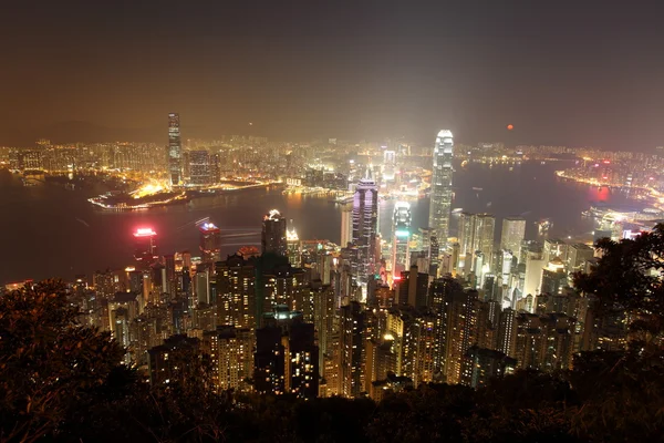 Hong Kong la nuit — Photo