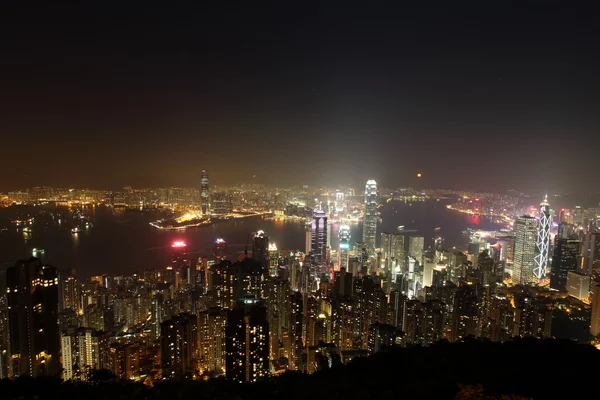 Hong Kong di notte — Foto Stock