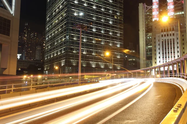 Hongkong bei Nacht — Stockfoto