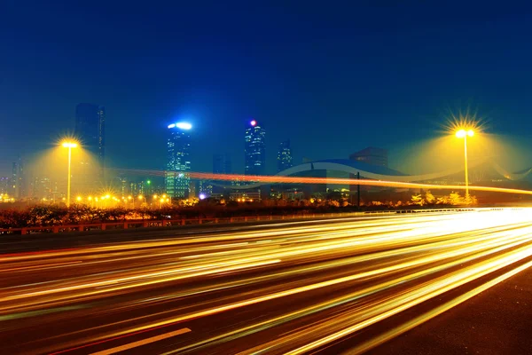 Light trails — Stock Photo, Image