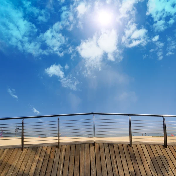 Praia de areia — Fotografia de Stock