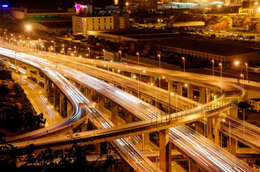 Üstgeçit Köprüsü ve gecede İskelesi