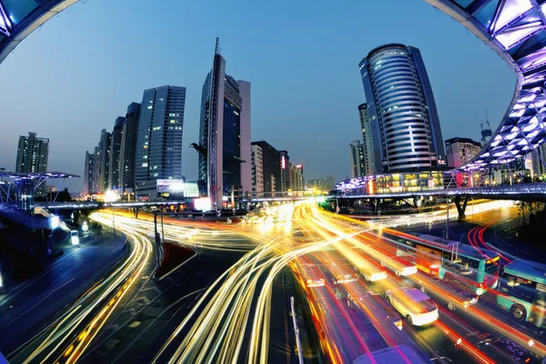 Fast moving cars — Stock Photo, Image