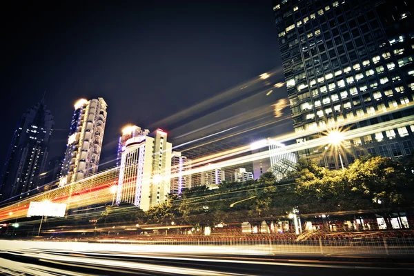 Fast moving cars — Stock Photo, Image